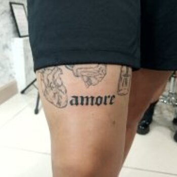 Lettering (other tats not mine)