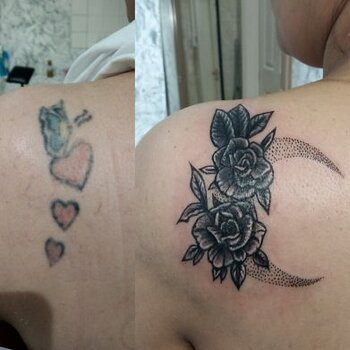 Shoulder blade cover up