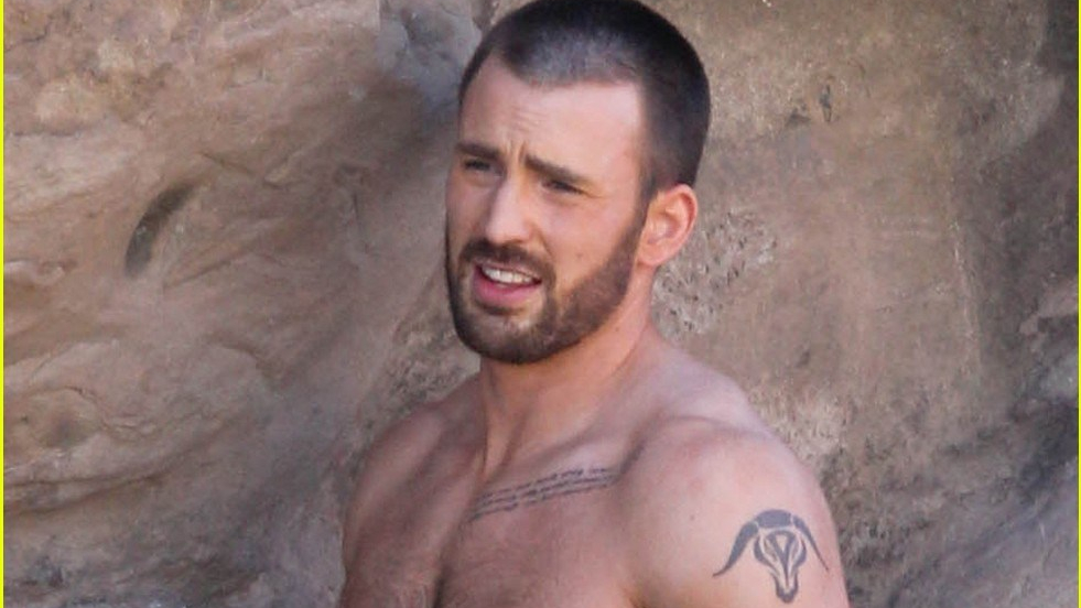 chris evans tattoo avengers