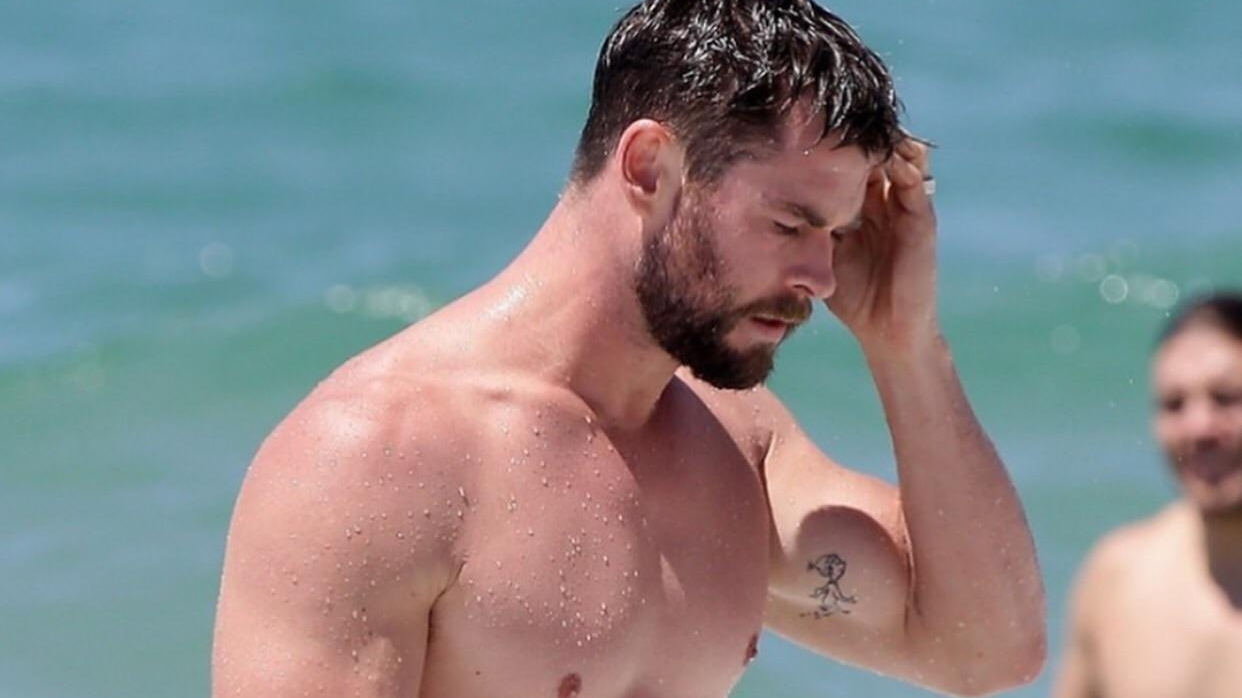 chris hemsworth tattoo avengers