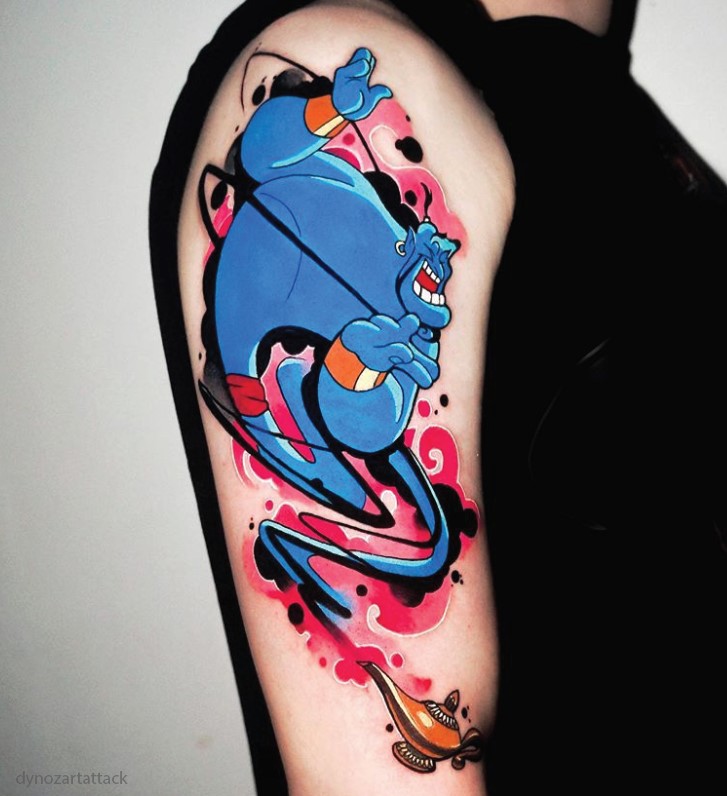 Genie arm tattoo Genie arm tattoo