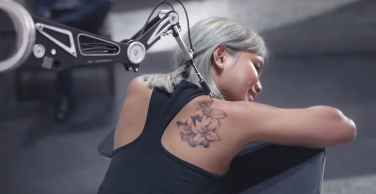robot tattooing