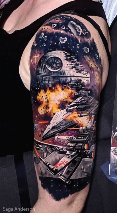 Star Wars arm tattoo ideas for men Star Wars arm tattoo ideas for men