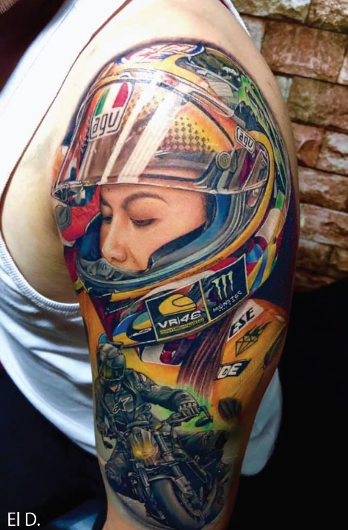 student tattoo 4 student half sleeve/shoulder tattoo