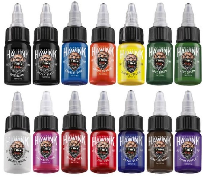 Tattoo Ink and Ink Caps