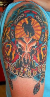 Wyoming body art by tattoo artist Wyoming body art by tattoo artist