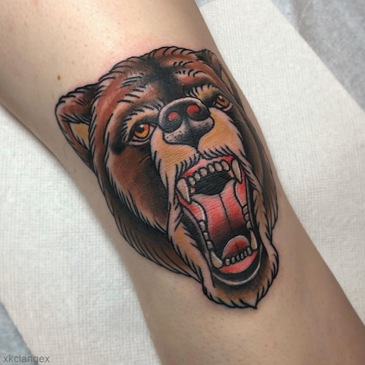 bear tattoos american traditional bear tattoos