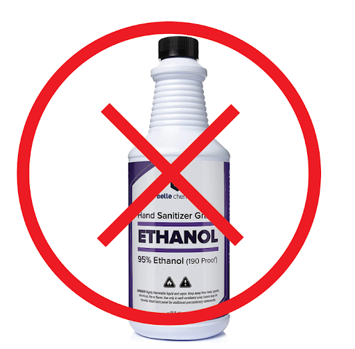 ethanol ethanol does not sterilize needles