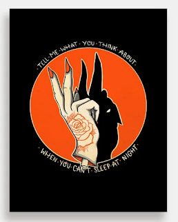 flash tattoo of a hand by blulune