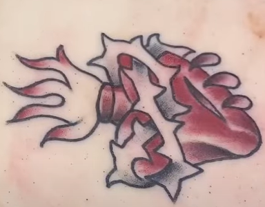 heart color tattoo 1