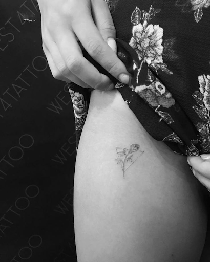 Inner Thigh Tattoo 2