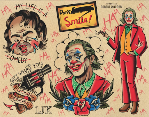 joker flash tattoo