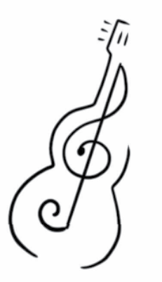 Minimalist Guitar Tattoo