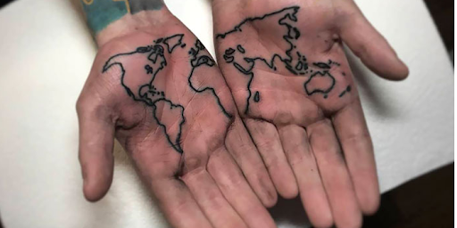 palm tattoo 2 palm tattoo