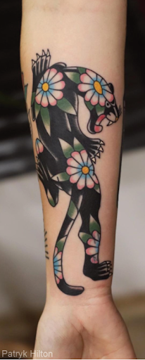 panther tattoos traditional panther tattoos