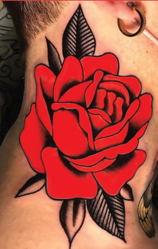 rose traditional tattoo
