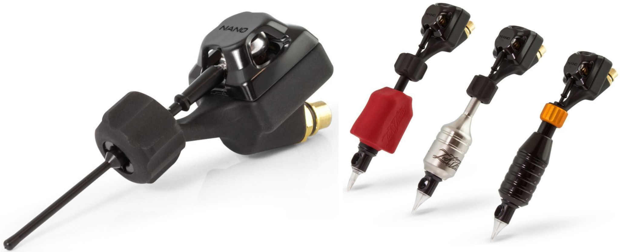 Rotary tattoo machine 2 rotary tattoo machine with semi rigid tattoo needle bar