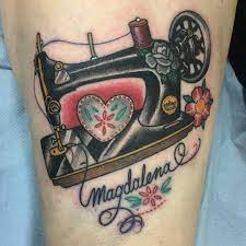 Sewing machine tattoo Sewing machine tattoo