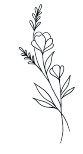 Simple Flower Tattoo