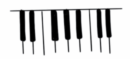 Simple Piano Tattoo