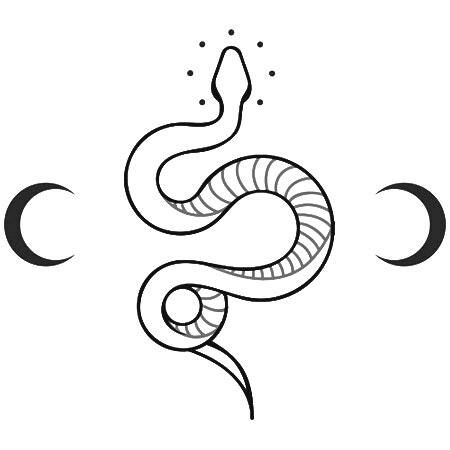 Simple Snake Tattoo
