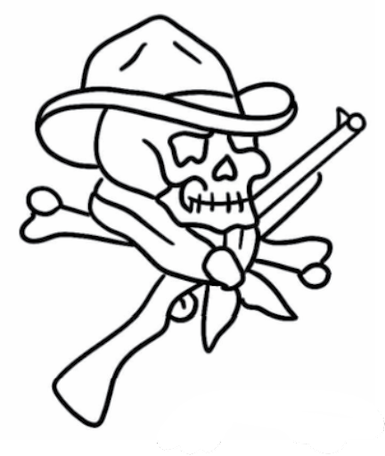 Skull flash design Skull flash design