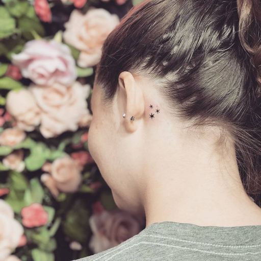 stars tattoo tiny dots and stars tattoo