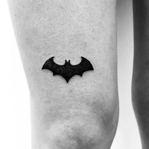 tattoo of batman logo tattoo of batman logo