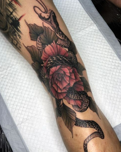 tattoo on thin skin of the knee tattoo on thin skin of the knee