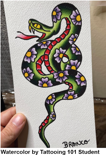 watercolor tattoo