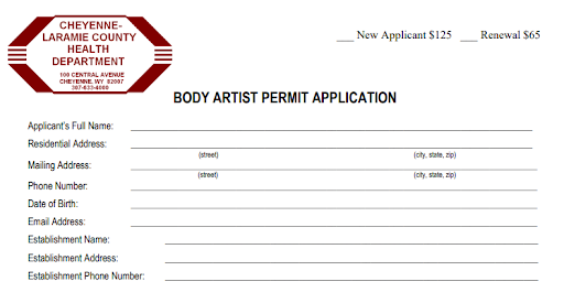Wyoming application