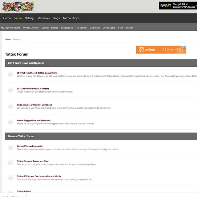 Big Tattoo Planet Community Tattoo Forum threads in a tattooing online forum
