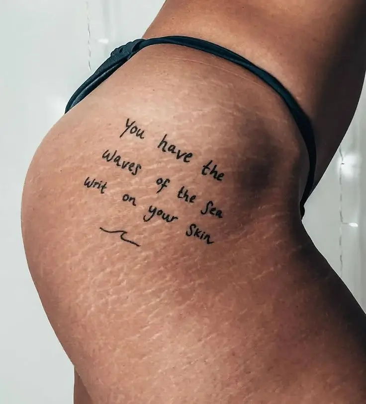 Stretch Marks Tattoo (2)
