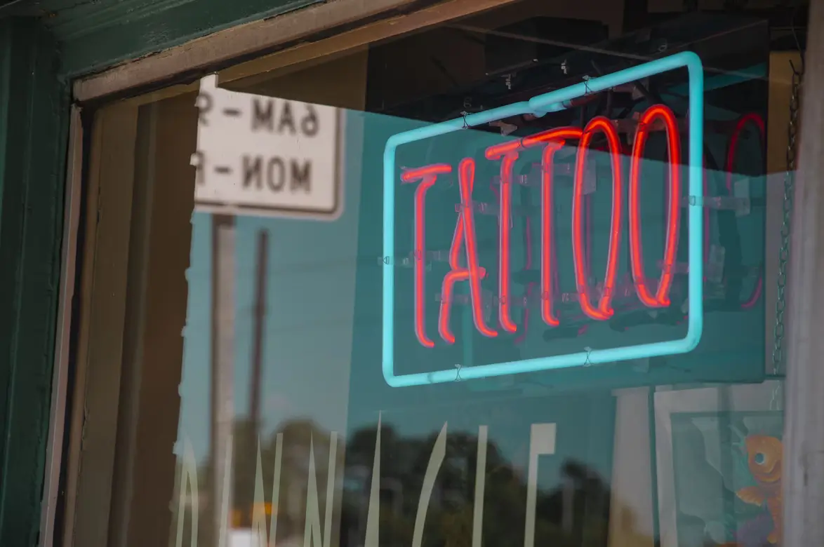 Tattoo Shop tattoo parlors sign